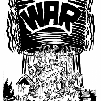 anti-war graphic